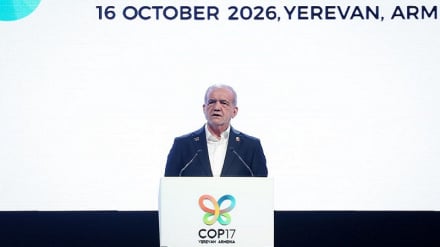 Pezeshkian: Countries under sanctions or military aggression should not bear environmental costs alone