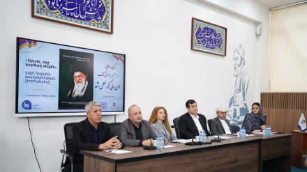 Երևանում ներկայացվել է «Արյան տառապանքից՝ ռուբին» գրքի հայերեն թարգմանությունը․ Իրանի սպորտի նախարարը շեշտել է խաղաղասիրությունն ու ագրեսիային դիմակայելու վճռականությունը